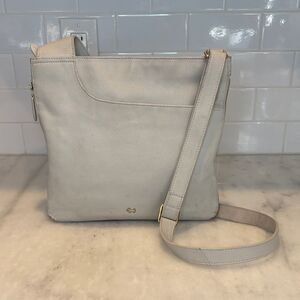 Radley London Crossbody Purse Handbag Expandable Leather Medium Slim Bag